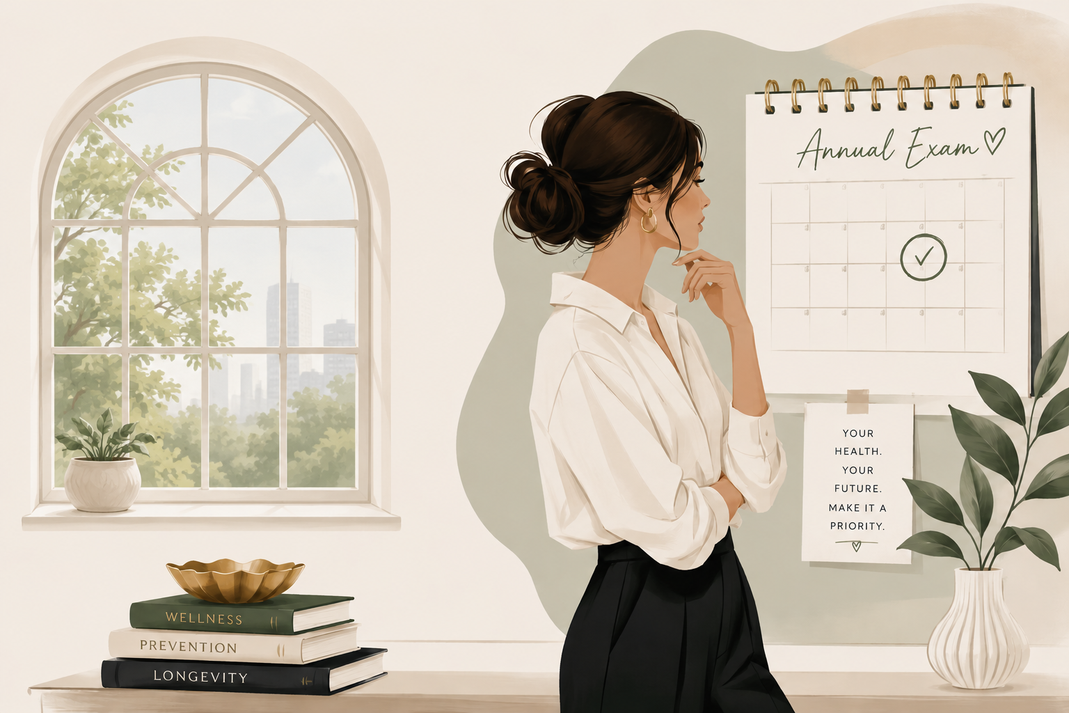 Annual exam illustration
